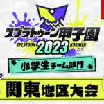 スプラトゥーン甲子園2023 関東地区大会 DAY1 小学生チーム部門 決勝ステージ