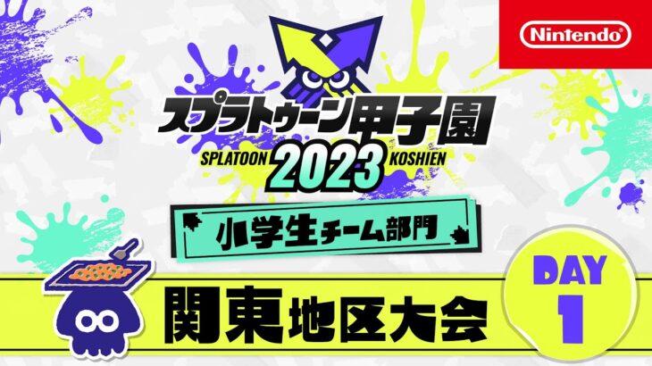 スプラトゥーン甲子園2023 関東地区大会 DAY1 小学生チーム部門 決勝ステージ